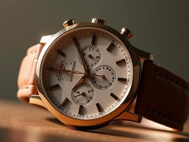 Close-up detail shot of a luxury product with soft lighting.